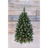 Новогодняя елка TRIUMPH TREE, Императрица, с шишками, 90 см, в мешочке, заснеженная 73810